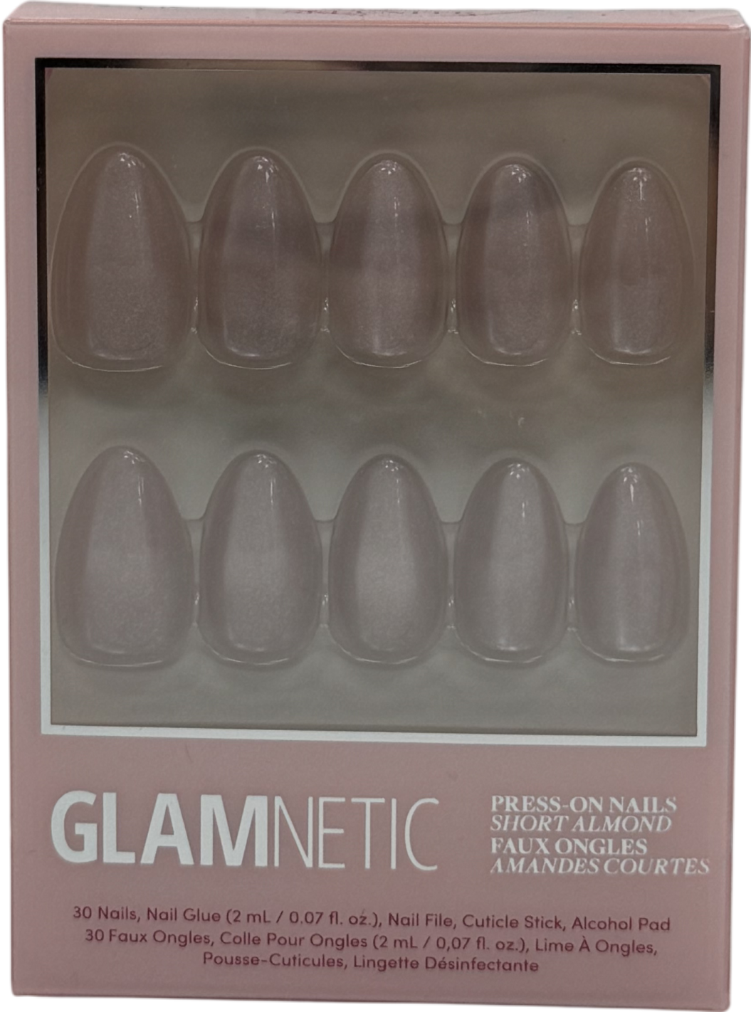Glamnetic Nail Kit Glass Finish Selenite 30s 2ml