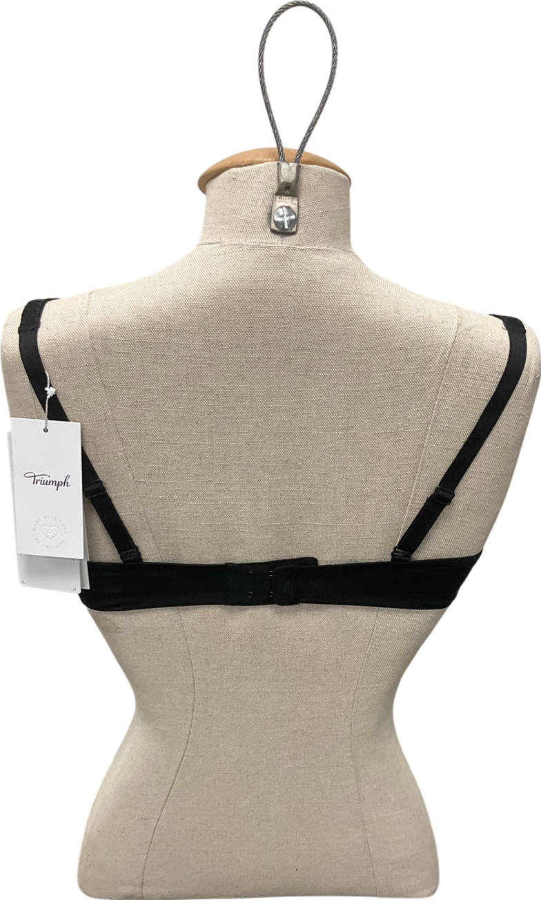 Triumph Black Body Make Up Illusion Lace Balconette UK 34B