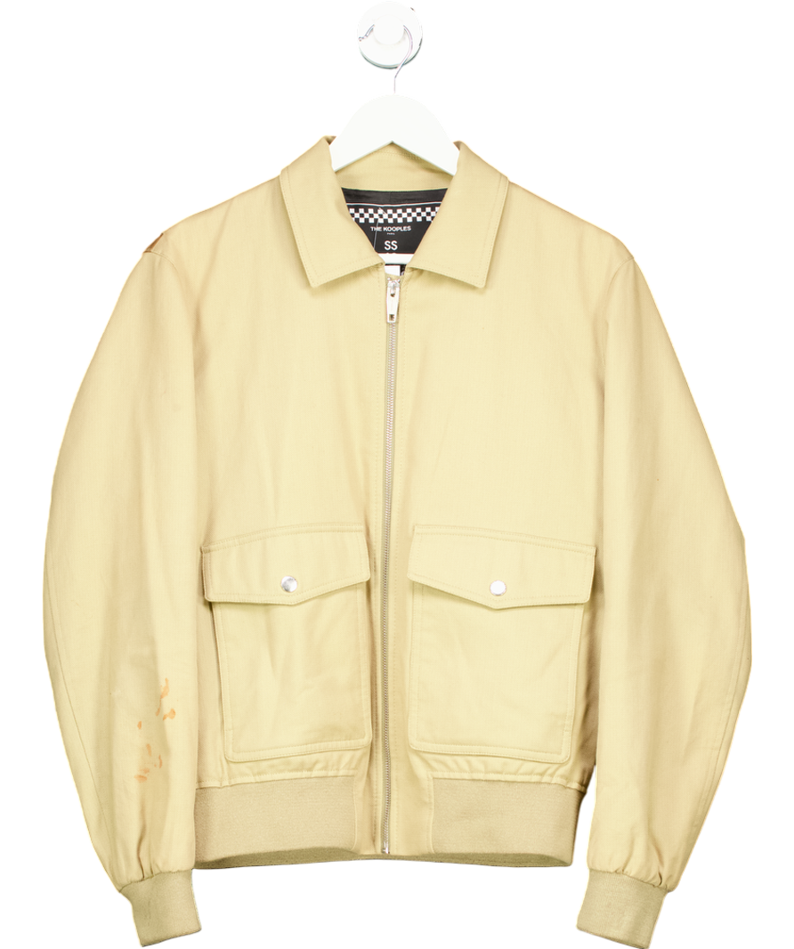 The Kooples Beige Overshirt-style Jacket UK S