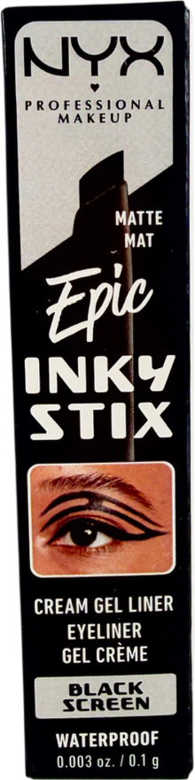 NYX Epic Inky Stix Cream Gel Eyeliner Black Screen 0.1g