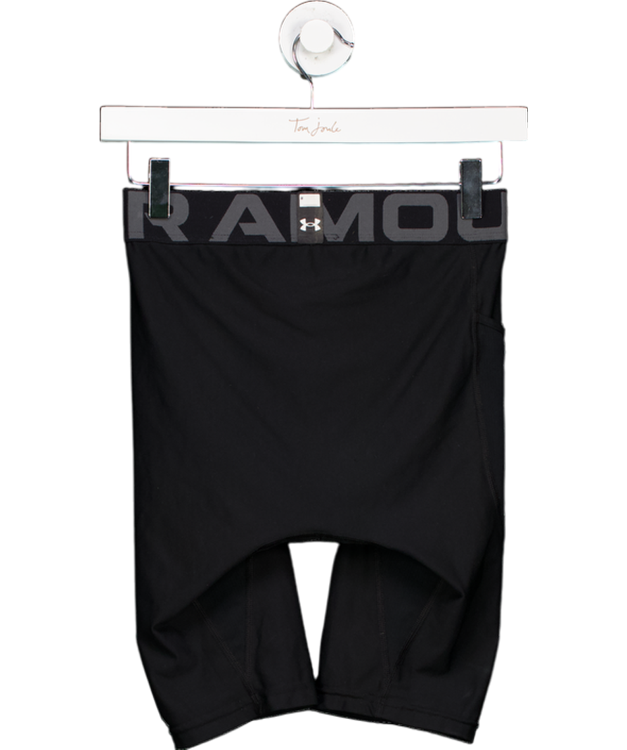 Under Armour Black Heatgear Pocket Long Shorts UK S