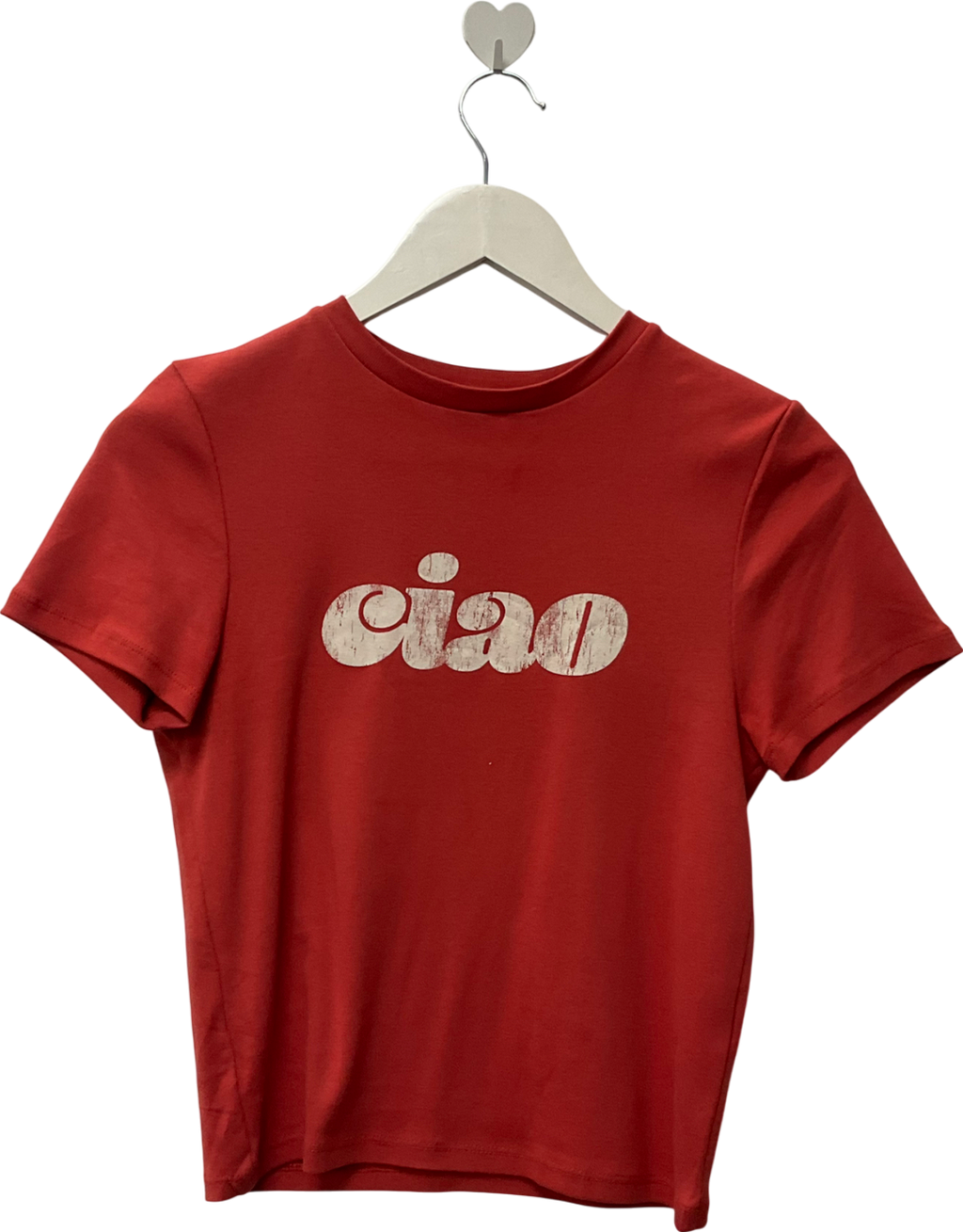 ASOS Red Graphic Caio Baby Tee UK S