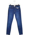 FRAME Blue Super Stretch Denim High Rise Skinny Ankle Jeans W28