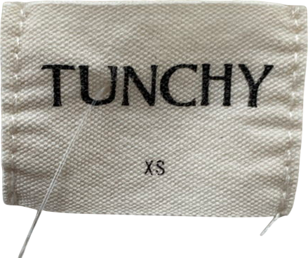 tunchy White Josie Knitted Mini Dress UK XS
