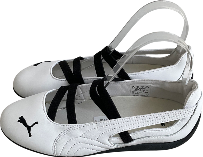 Puma White Speedcat Ballet Pumps UK 3.5 EU 36.5 👠