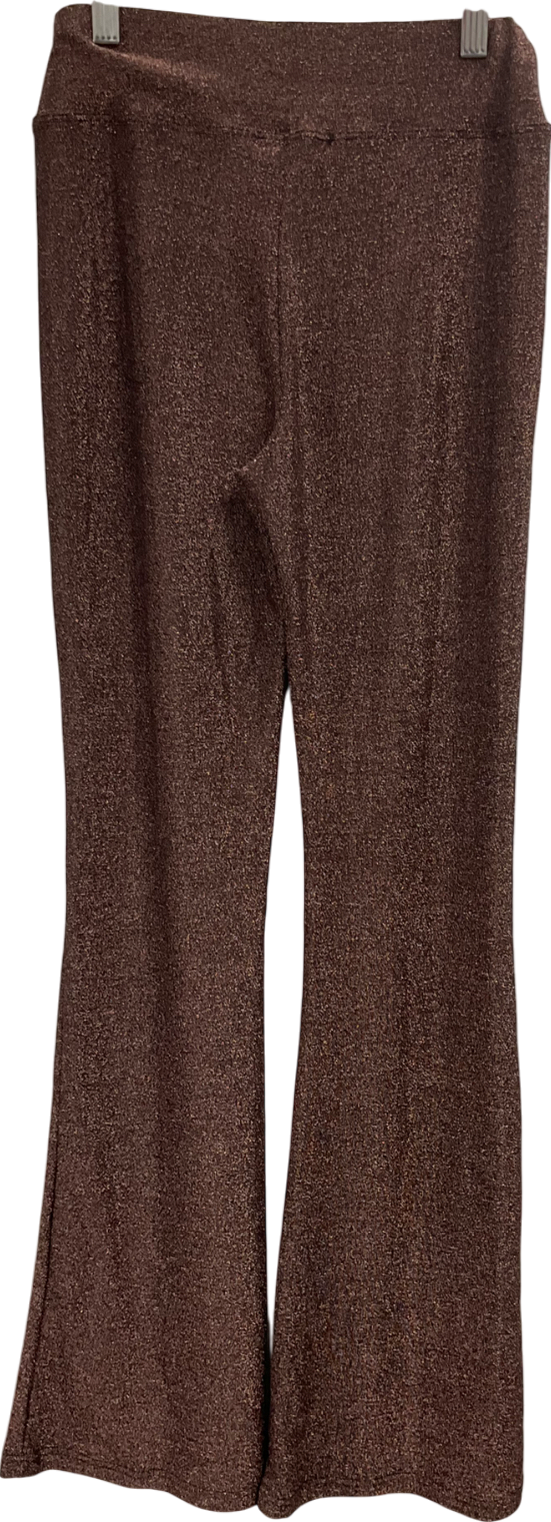 Paris Georgia Metallic Sparkly Flares UK S/M