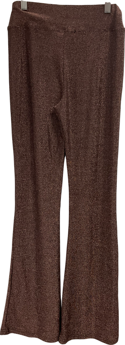 Paris Georgia Metallic Sparkly Flares UK S/M