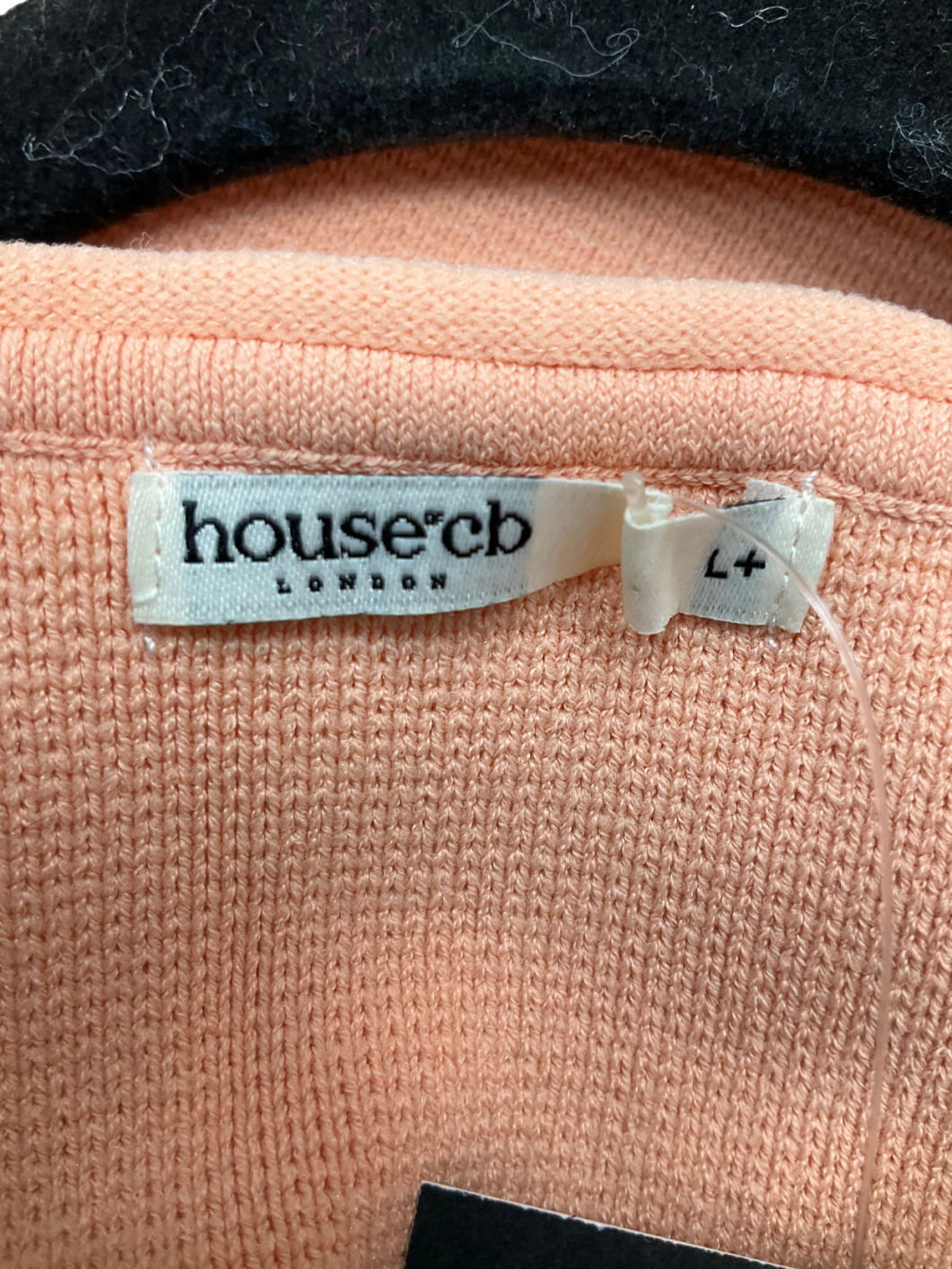 House of CB Orange Sleeveless Knitted Dress UK XL