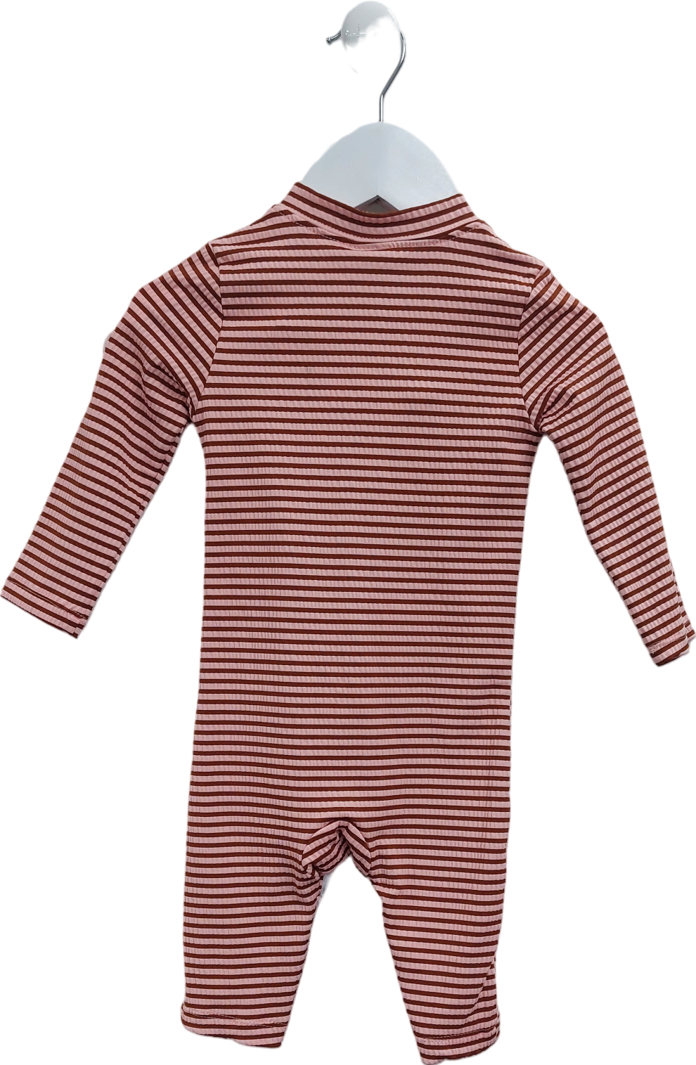 Mori Baby Pink Striped Sunsafe Swim Suit 3-6 Months