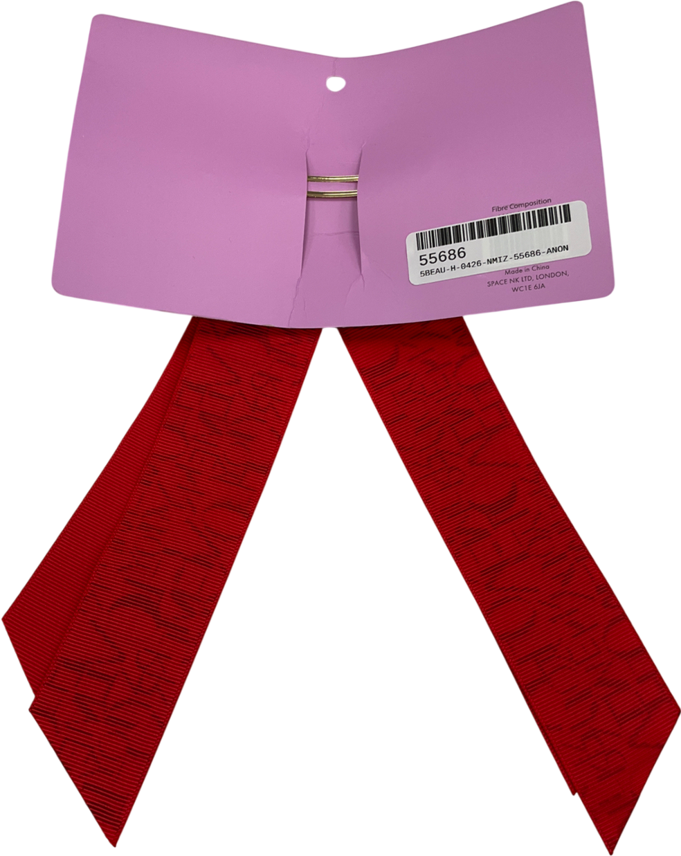 spaceNk Festive Hair Bow Clip One size