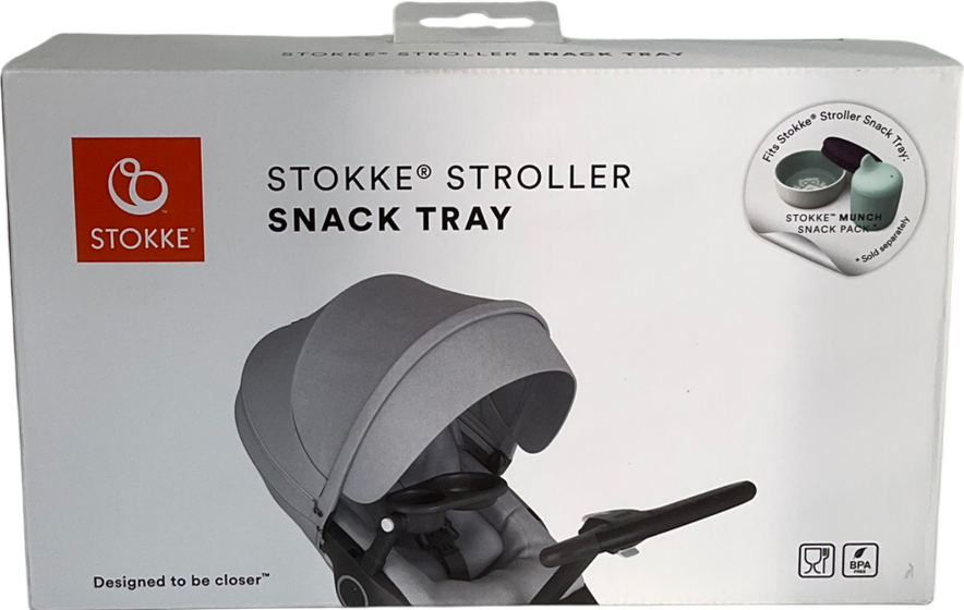 Stokke Black Stroller Snack Tray New Boxed