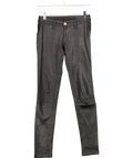 DL1961 Black Hazel Butter Soft Real Leather Skinny Jeans W25