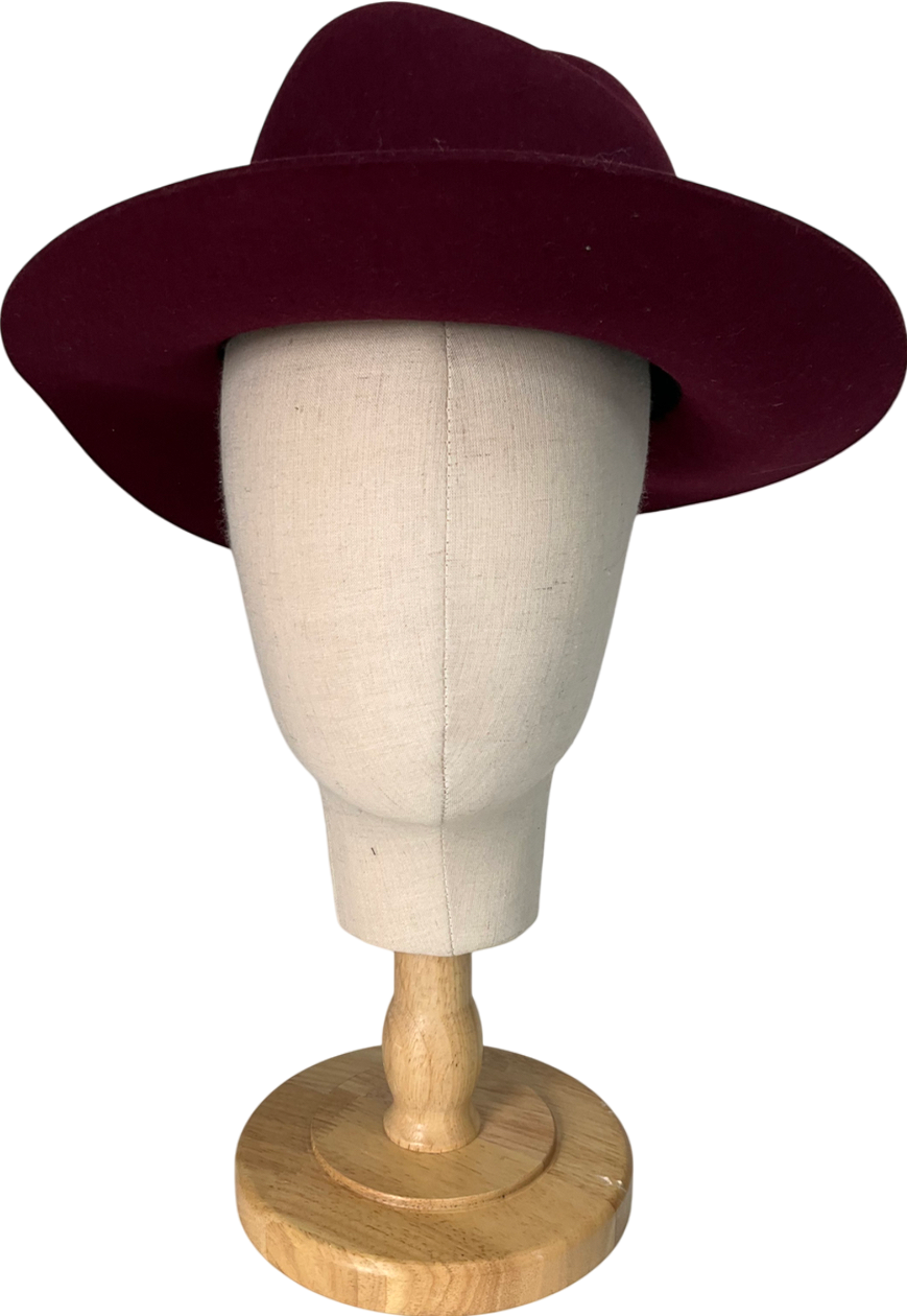 Maison Michel Red Virgine Felt Hat UK S