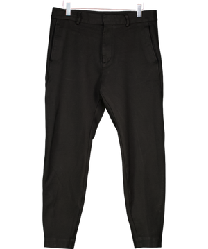 cos Black Slim Fit Trousers UK M