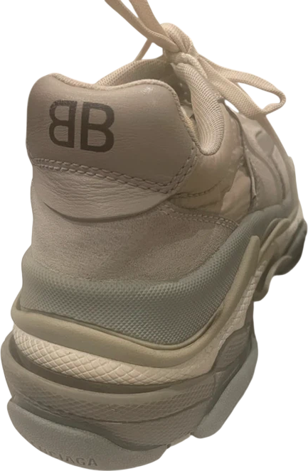 Balenciaga Beige Triple S Trainer White/grey/beige 524042 UK 5 EU 38 👠