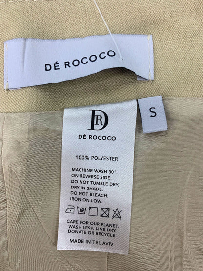 Dé Rococo Beige Mini Skirt S