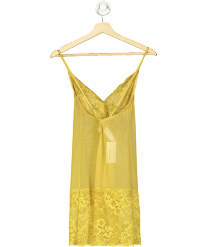 Wacoal Yellow Natsuki Lace Chemise In Antique Gold UK S