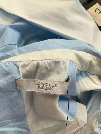 Michelle Keegan Blue/White Striped Shirt UK 8