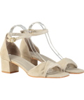 J McLaughlin Beige Krissa Suede Heel UK 8 EU 41 👠