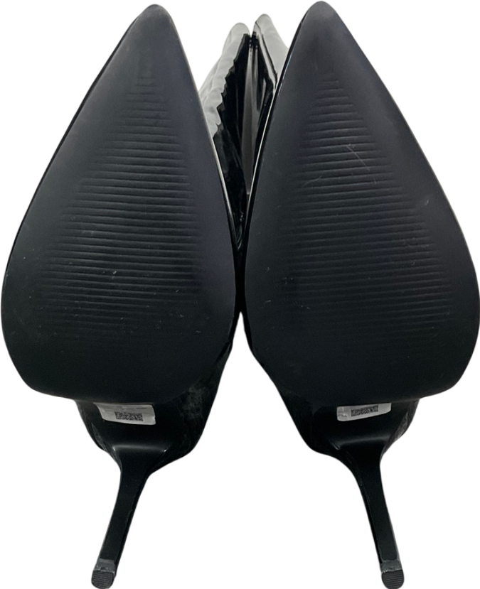 ASOS Black Patent Knee High Boots UK 6 EU 39 👠