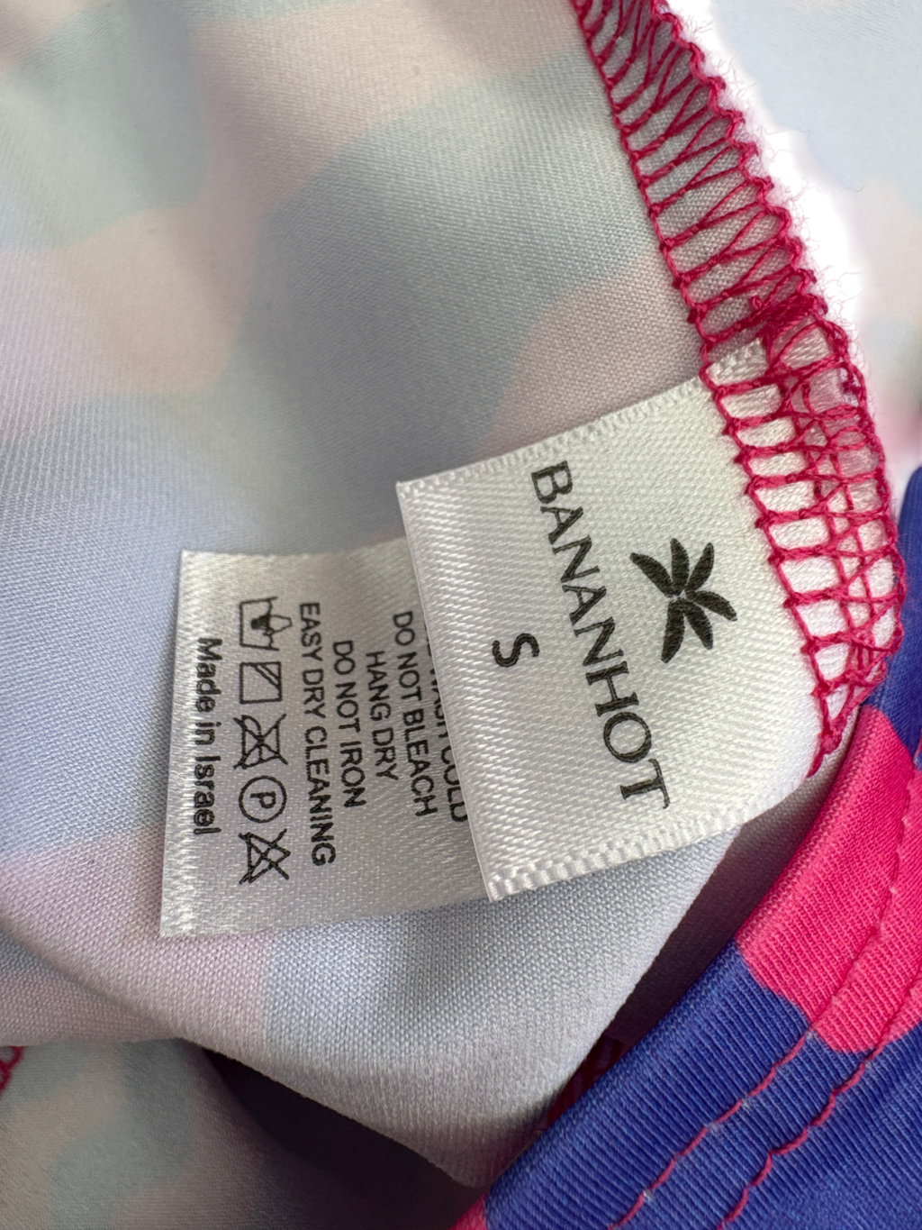 BananHot Pink Via Mini Dress UK S