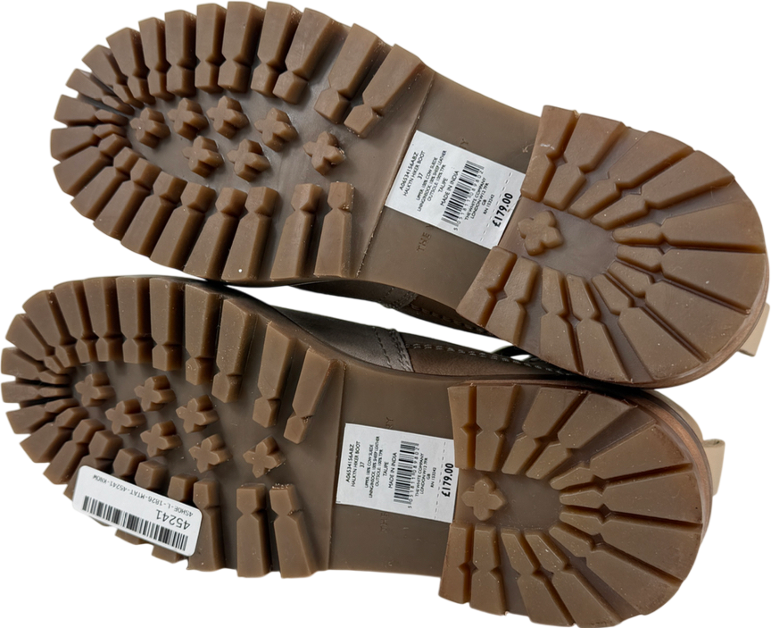 The White Company Brown Halkyn Hiker Boots In Taupe UK 4 EU 37 👠
