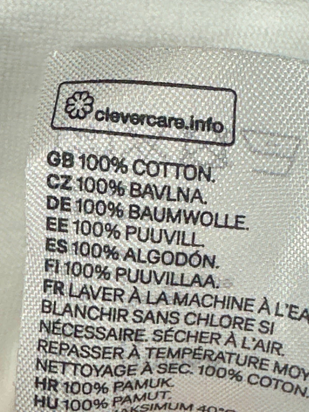 H&M White Long Sleeve Shirt UK M