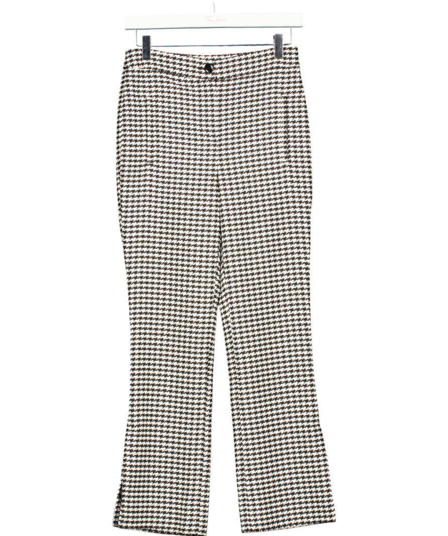 Veronica Beard Black And White Scuba Trousers UK 4