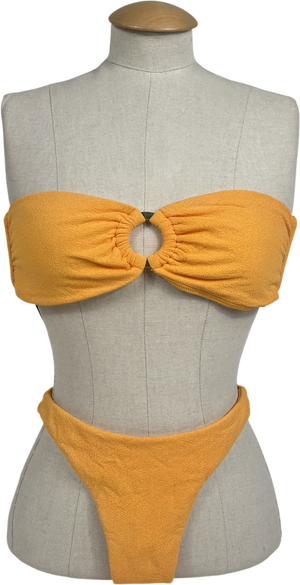 Monday Swimwear Orange Costa Rica Bikini Set UK S