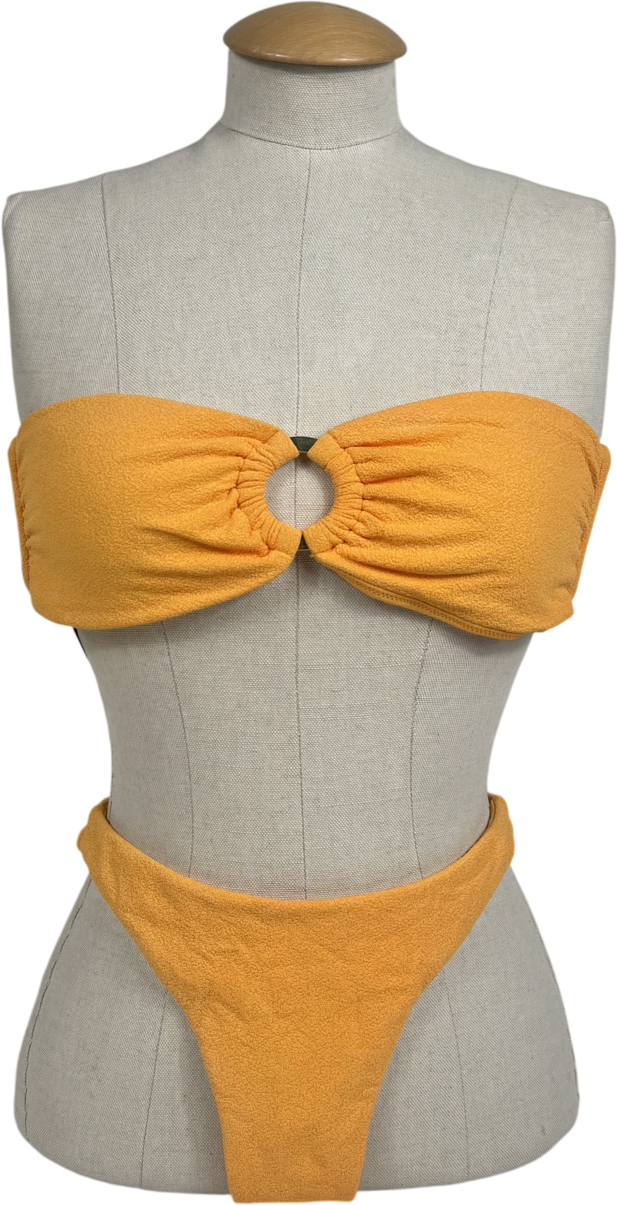 Monday Swimwear Orange Costa Rica Bikini Set UK S