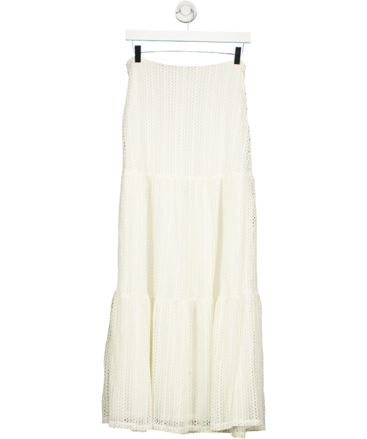 White Fox White Back To Summer Maxi Skirt UK M