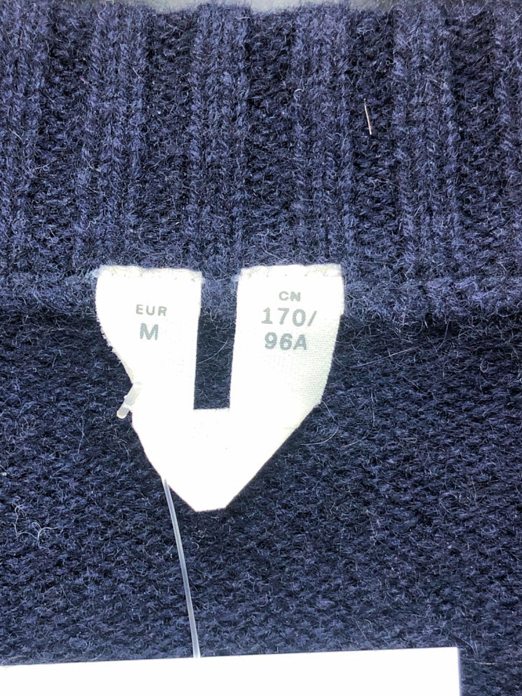 Arket Navy Blue  Relaxed Cashmere-Wool Jumper UK M