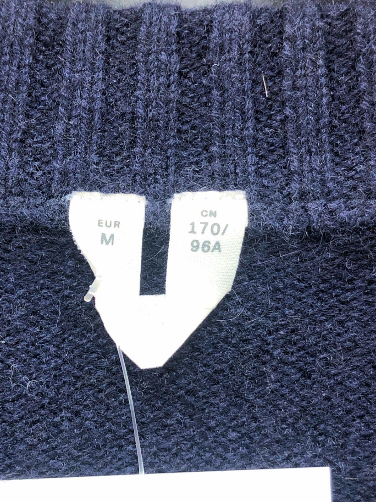 Arket Navy Blue  Relaxed Cashmere-Wool Jumper UK M