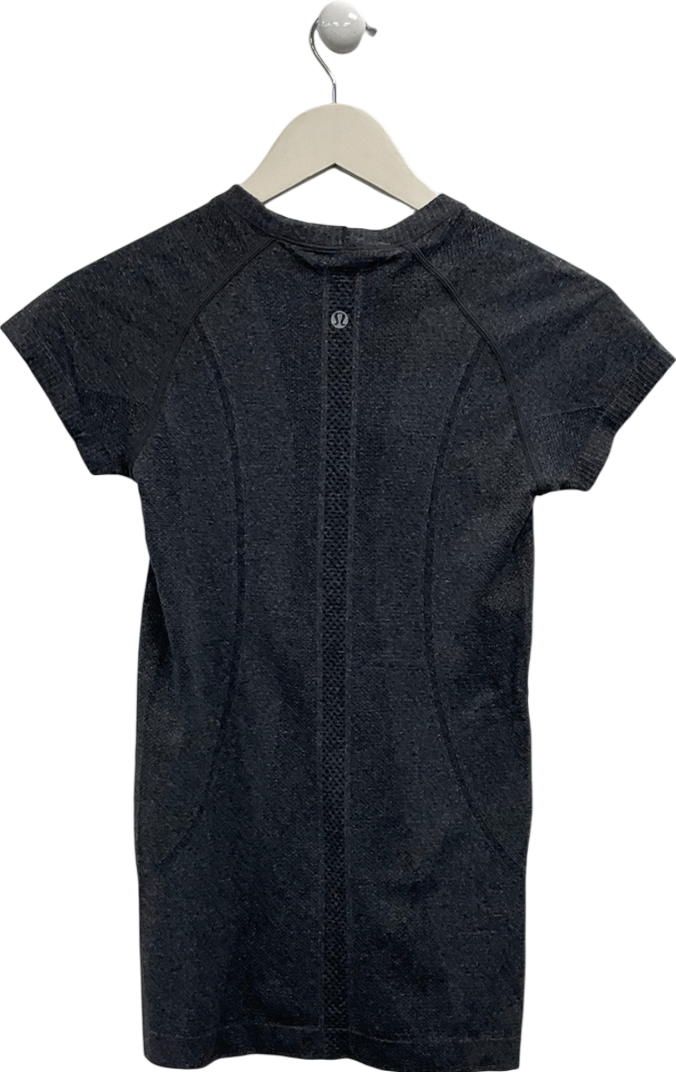 Lululemon Grey Swiftly Tech Short Sleeve Running Top UK XS/S