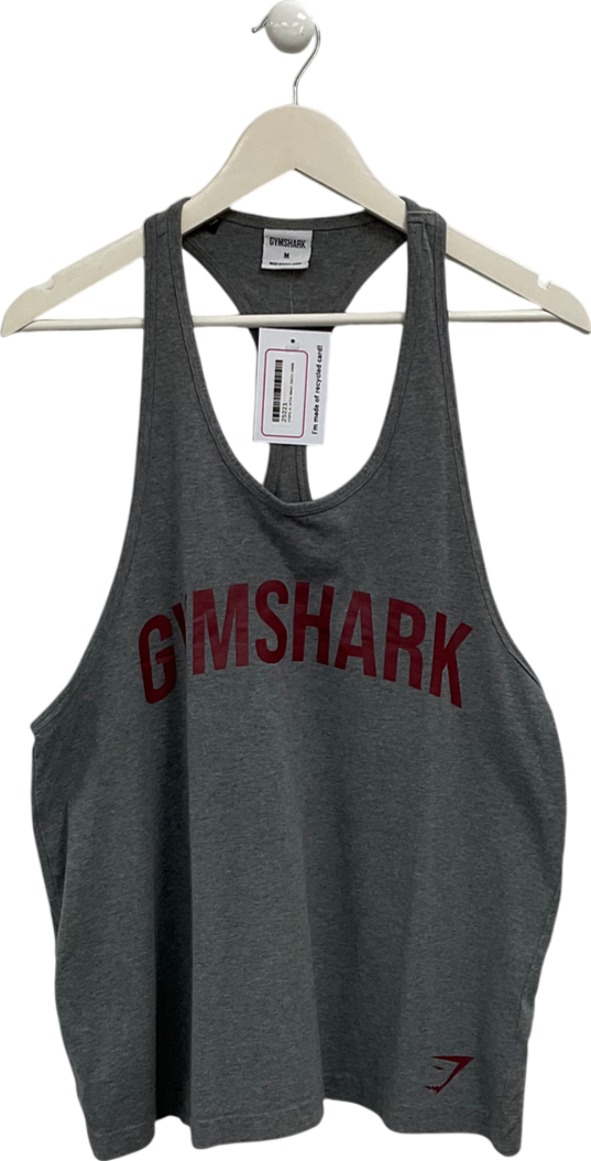 gymshark Grey Graphic Stringer UK M