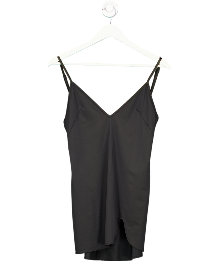 For Love & Lemons Black Satin Camisole Slip Dress UK S