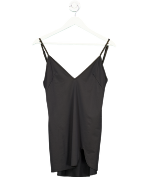 For Love & Lemons Black Satin Camisole Slip Dress UK S