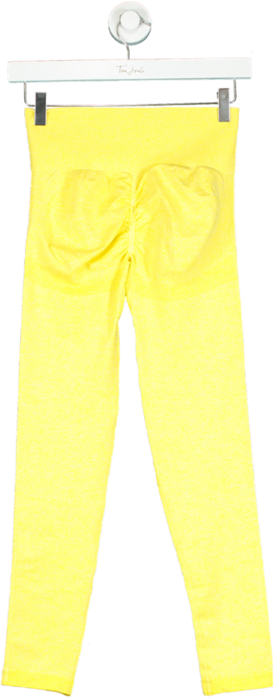 Fabletics Yellow High-Waisted Seamless Leggings UK M