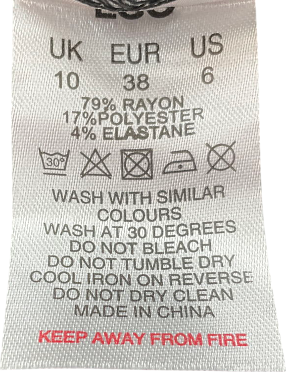 Ego Black Crucifix Detail Top And Trouser Co Ord UK 10