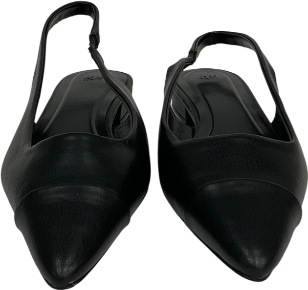 H&M Black Slingback Ballet Pumps UK 3 EU 36 👠