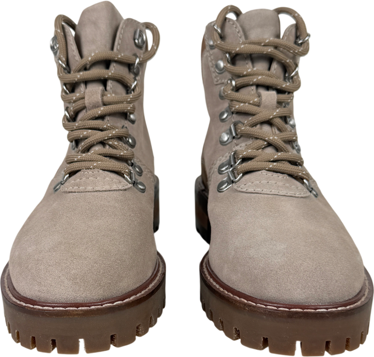 The White Company Brown Halkyn Hiker Boots In Taupe UK 4 EU 37 👠