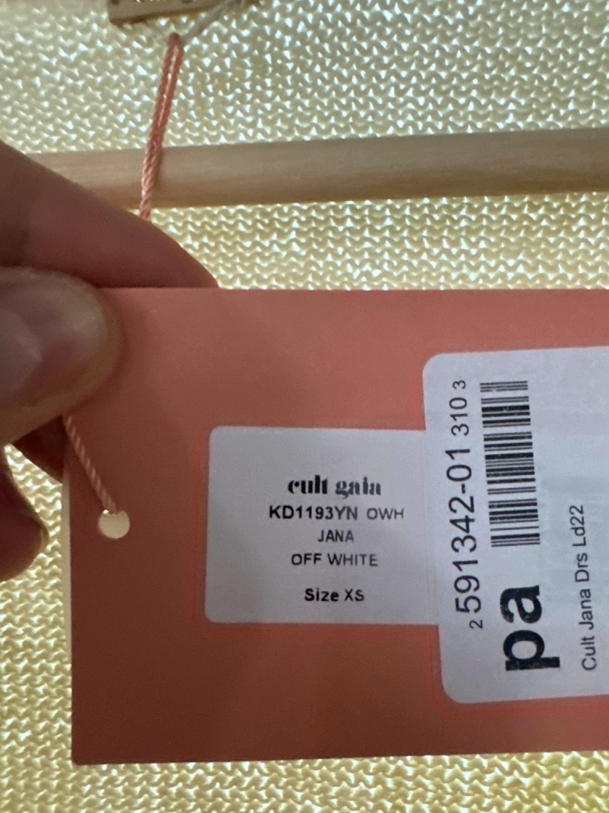 Cult Gaia Off White JANA Dress UK XS