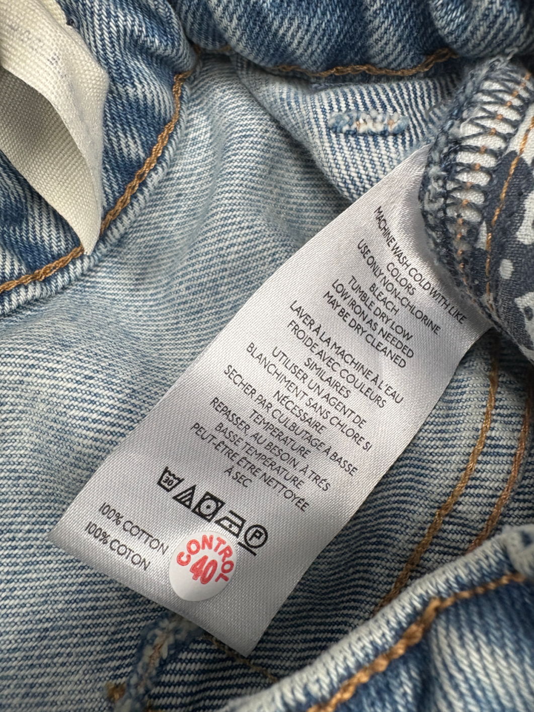 We The Free Blue Deep Trance Mid Rise Dropped Boyfriend Jeans W27