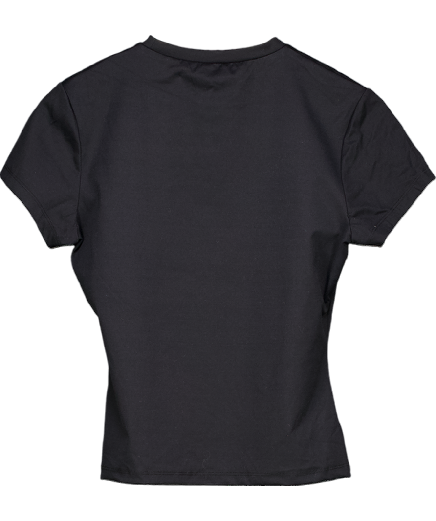 dailyszn Black Slim T-shirt UK M