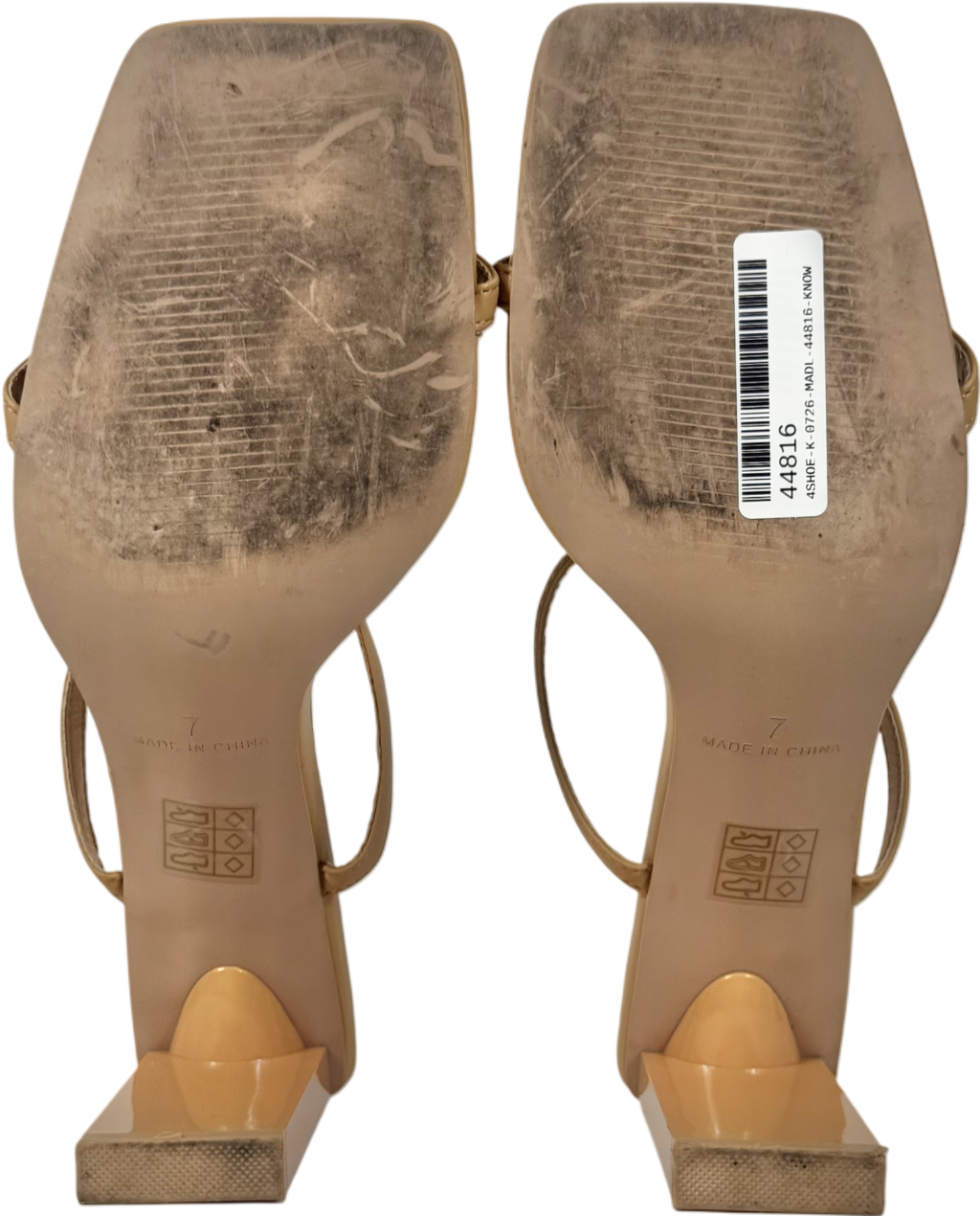 Raid Beige Allen Heeled Mule In Camel UK 7 EU 40 👠