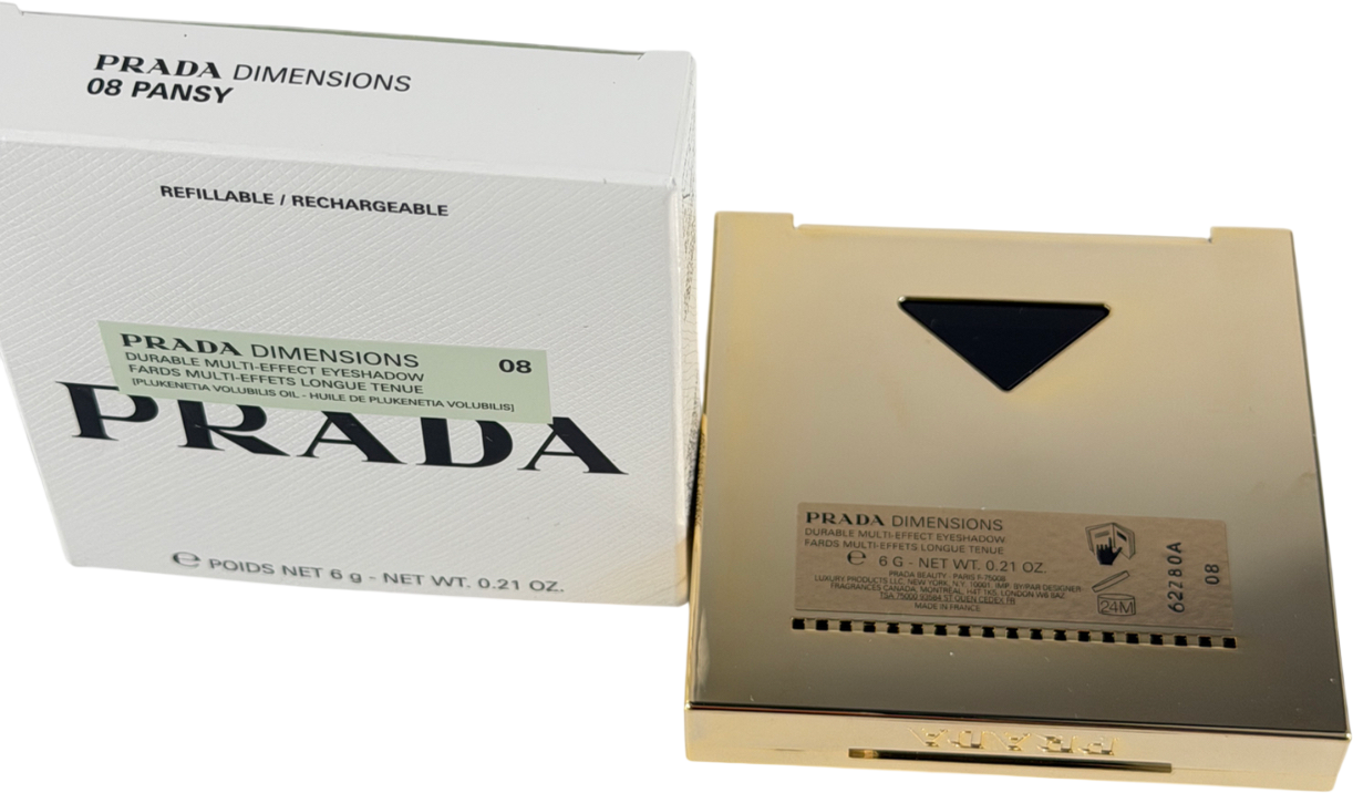 Prada Dimensions Durable Multi-effect Eyeshadow Palette 8 Pansy 6g