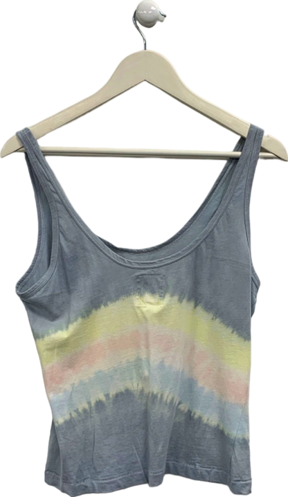 Fordays Blue Tie-Dye Tank Top S