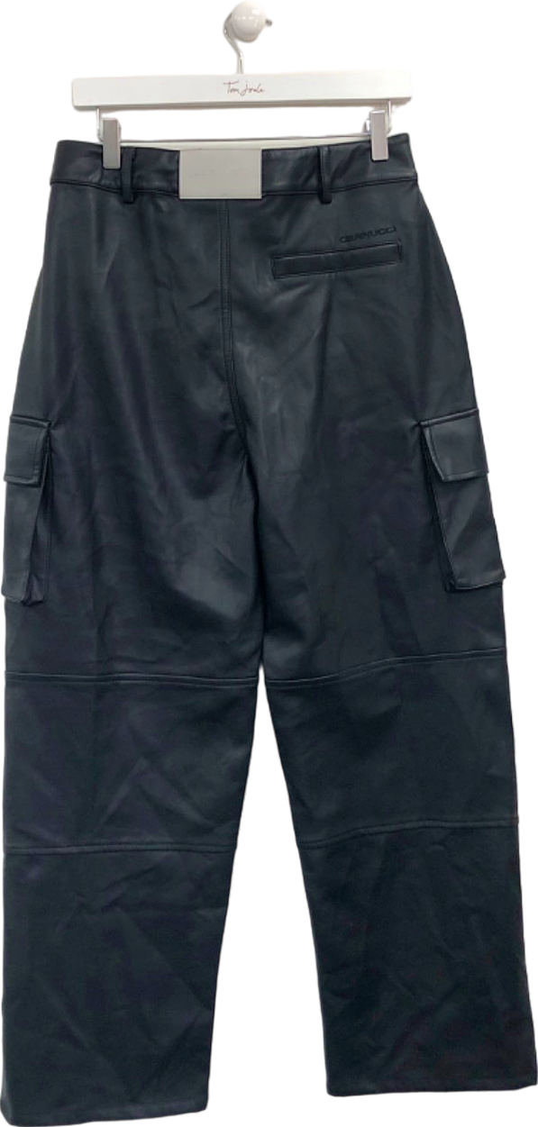 Cernucci Black Cargo Trousers UK 10