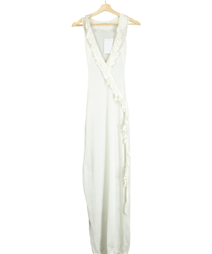 Asta Resort Cream Antonella Dress - Blanca UK XS