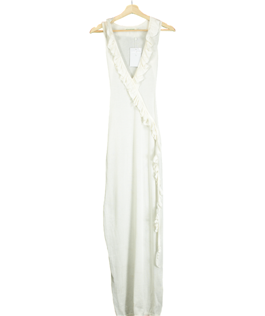 Asta Resort Cream Antonella Dress - Blanca UK XS